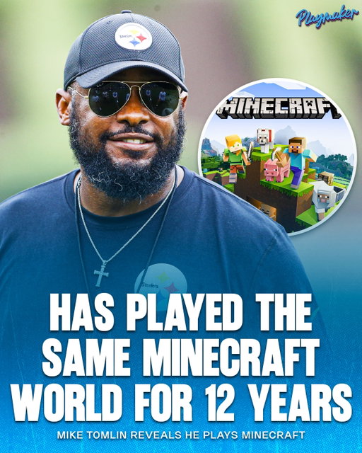 Mike Tomlin revealed that he plays Minecraft and has been working on the same city for 12 years 🤯

(h/t @todayshow)