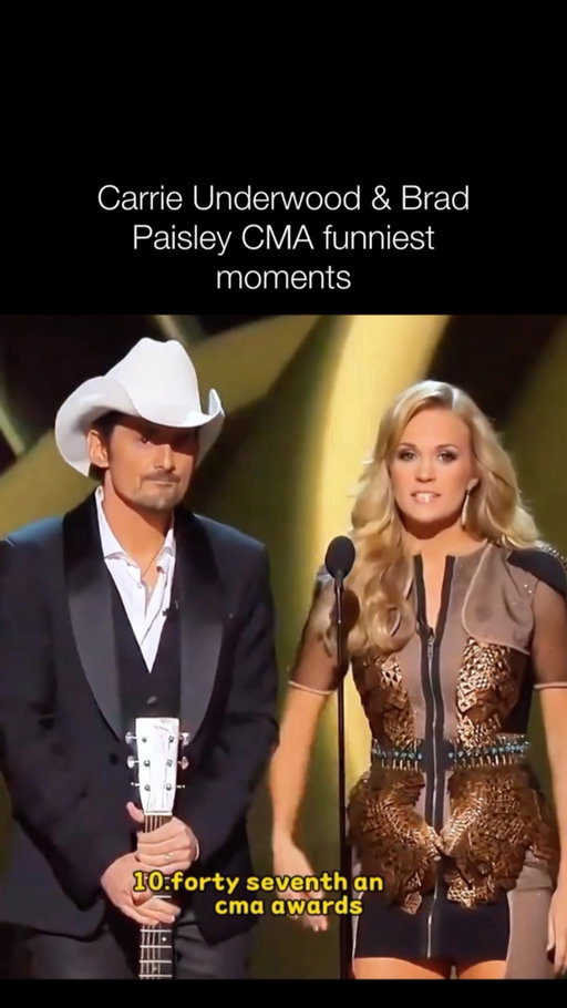 🤠 Carrie Underwood and Brad Paisley became almost as famous for hosting the CMA Awards together as they were for their music. Beginning in 2008, the two country stars hosted Country Music’s Biggest Night for an incredible 11 consecutive years, developing a natural chemistry filled with jokes, song parodies and playful digs at other country stars. 

Some moments became CMA history, including their “Gangnam Style” dance in 2012, their Obamacare parody in 2013 and Brad accidentally revealing that Carrie was having a baby boy in 2014. By their final show together in 2018, Carrie and Brad had become one of country music’s most memorable hosting duos.
