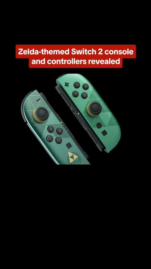A new Zelda-themed Nintendo Switch 2 console, Switch 2 Pro controller, and more have been revealed! #switch2 #zelda #console #controller #color