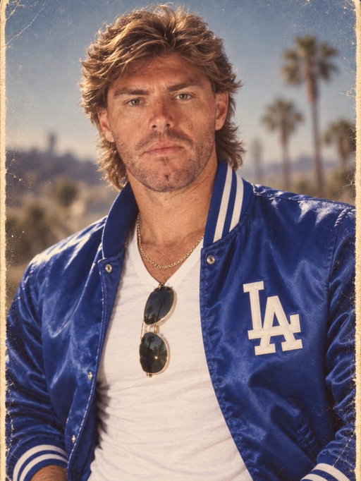 We sent the Dodgers back to the 80s 😂🔥

Big hair, gold chains, satin jackets, neon lights and way too much swagger.

Who pulled off the 80s look the best?