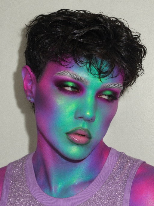 this was an absolute nightmare to do how do people do this regularly…
face ˚₊‧꒰ა ☆ ໒꒱ ‧₊˚
@mehronmakeup paradise makeup aq in teal + light blue + purple + dark pink
@mehronmakeup paradise makeup aq in white for custom mixing + highlighting
@mehronmakeup metallic powder in green for the luminous green shift ✧
@mehronmakeup mixing liquid to intensify the metallic finish
@mehronmakeup barrier spray to set

eyes 𐙚⋆°.
@blendbunnycosmetics ellis atlantis 45 shade palette
@aboutfacebeauty matte fluid eye paint in smell before rain
@halfmagicbeauty chromaddiction shimmer in we are aliens
@nyxcosmetics epic ink liner in black
@maybelline sky high mascara in very black

brows ⋆✦˚
@mehronmakeup paradise makeup aq in white
@nyxcosmetics the brow glue in transparent

lips ⋆౨ৎ˚⟡˖ ࣪
@makeupforever artist color pencil in endless cacao
@halfmagicbeauty chromaddiction matte in we are aliens diffused around the lip line 💚
@fentybeauty gloss bomb in glass slipper