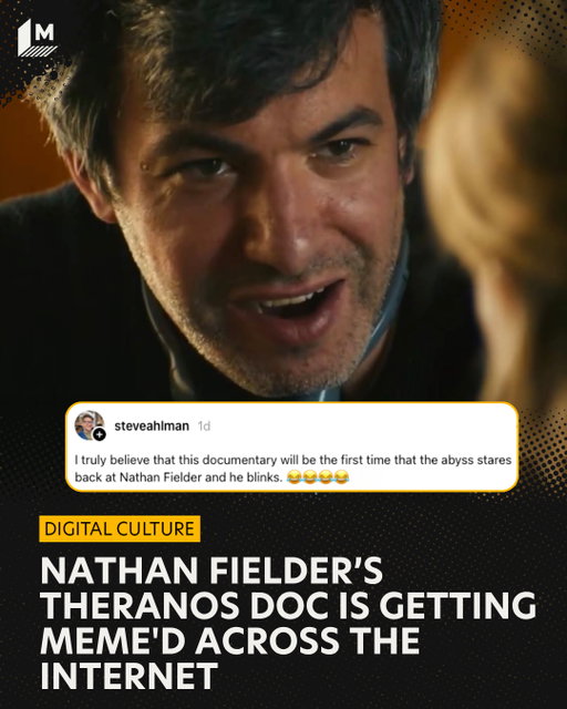 A24 has released an intense teaser trailer for You Can See Everything, an upcoming documentary about Theranos founder Elizabeth Holmes, and the reaction to the teaser has sure been… something.⁠
⁠
Directed by Fielder (The Rehearsal) and Lance Oppenheim (Primetime), You Can See Everything follows Holmes in the weeks prior to the start of her 11.25-year prison sentence in 2023. It likely won't end there, though, with A24's description stating that "what begins as an intimate portrait of an enigmatic felon becomes a mind-bending three-year journey into the abyss."⁠
⁠
The trailer has definitely inspired some feelings for those who gave it a watch. Threads and the rest of the internet exploded with memes of Holmes and Fielder. We gathered a few of our favorites here.⁠
⁠
Want to watch the whole trailer? Head to the link in our bio.