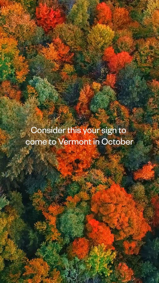 Talk about supernatural... Shoutout to our home state of Vermont for putting on a show for us every fall. 🍂🌲