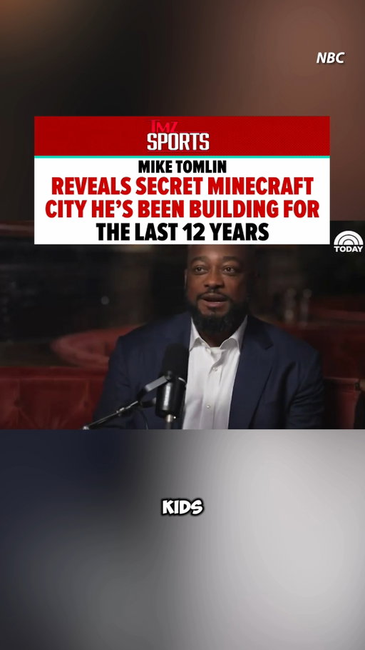 Mike Tomlin started playing Minecraft to bond with his kids 12 years ago… they stopped playing, but he NEVER did. 😊 ⛏️ 

The former Steelers coach says he’s still building the same massive city over a decade later. We NEED the world tour. 🌇
