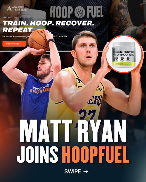 NBA vet and @maxima__roma hooper @matt_ryan32 has joined @hoopfuelnutrition in a multi-year equity deal.

HoopFuel is one of the few supplement brands built for hoops specifically, and we’ve seen at Athletes & Assets™ a variety of spaces where it is being adopted.

It starts in the kitchen, and ends up at the gym. It takes a gym rat to appreciate the potential of where the brand can go, which is why we’re excited that Matt and Will have partnered up.

Congrats to both sides on the deal! More partnerships made via @athletesandassets to be announced soon…

#athletesandassets #sportsbiz #sportsbusiness #money #sportsinvesting