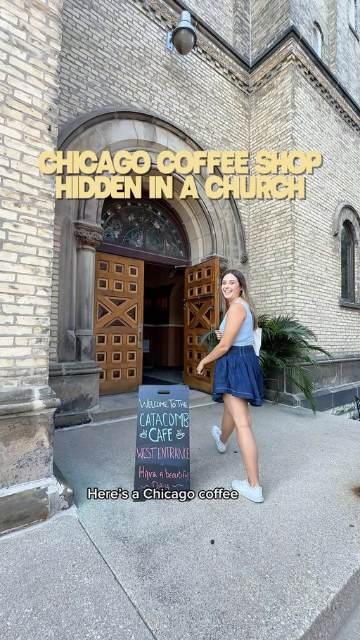 Hidden coffee shop inside the most stunning Catholic Church in Chicago ⛪️ @stmaryscatacombcafe as a new self-serve coffee shop with wonderful pastries, and tons of space to work remote.

I absolutely love their plant filled sidewalk patio, and all the wonderful art along the basement walls ☕️

#chicagogram #thingstodoinchicago #chicagocoffee #chicagocoffeeshops #chicagochurch