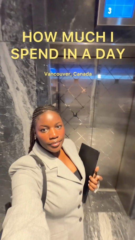 I don’t spend this much everyday. Today was little different, I got to spend some time with my friends catching up, my spirits were also elevated with that fancy  coffee (thank God it is so tasty and worth it).

📍 Vancouver Canada
Blazer: @aritzia 
Skirt @winners 
Shoes @hm 

What I spend in a day. Day in my life #corporate #vlog