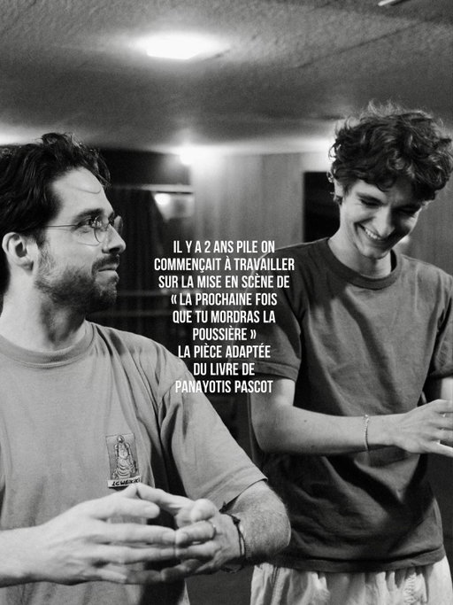 10 dernières de « La prochaine fois que tu mordras la poussière » 🥲
Après plus de 90 représentations et deux années assez folles avec cette pièce, il est bientôt temps pour moi de lui dire au revoir.

On se retrouve au Trianon pour les 10 dernières, du 18 décembre au 2 janvier

J’ai très très hâte de vivre ça avec vous❤

🎫Lien billetterie dans ma bio