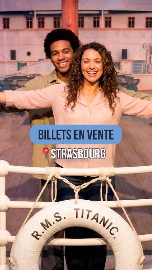 Strasbourg, vous pouvez dès maintenant obtenir vos billets pour Titanic: Un voyage immersif ! 🔗 Lien en bio 🔗

Partez pour une expédition extraordinaire au cœur de l’histoire du Titanic avec des artéfacts du navire, des reconstitutions historiques et une expérience VR unique ! 🚢