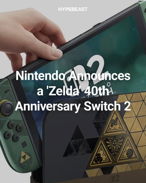 Celebrating 40 years of Zelda magic on Switch 2. 🗡️⁠
⁠
The Legend of Zelda 40th Anniversary Edition brings black, gold, green and Triforce-inspired details to the console, Joy-Con 2, Pro Controller and carrying case. ⁠
⁠
Releasing October 29.

Photos: Nintendo