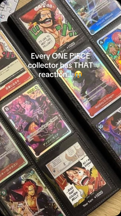 Collectors know the feeling. One second you’re opening a pack, the next you’re losing your mind 😂 #OnePiece #OnePieceTCG #OnePieceCard