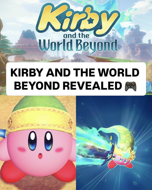 Kirby and the World Beyond was just revealed by Nintendo‼️🎮

It will be released on the Switch 2 in Spring 2027, are y’all excited for this⁉️

#kirby