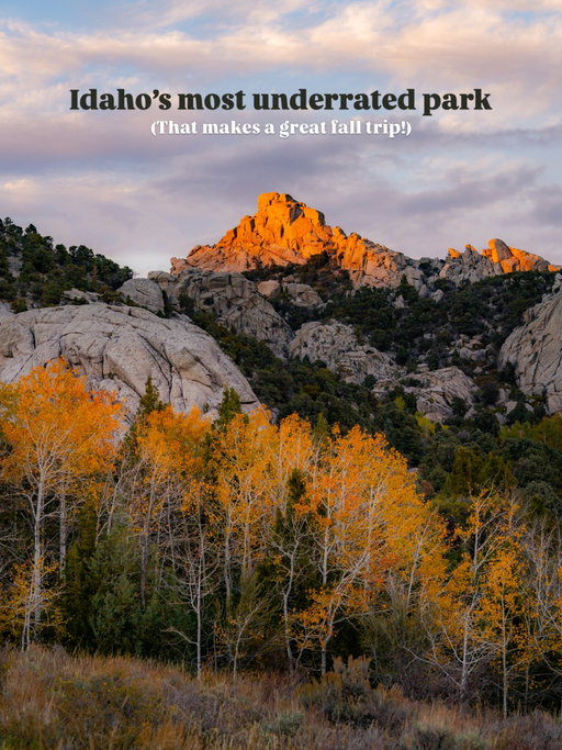 Have you been to Idaho’s most underrated park?

Save to visit yourself, and follow @earthtosarahphoto for more adventures around Idaho (and nearby!!)

📍 City of Rocks National Reserve

✨Near the town of Almo, Idaho.
✨1.5 hours from Twin Falls.
✨Visitor Center in Almo with trail maps, gear and kind rangers to help you with your trip. 
✨Camping in designated areas only for $10 a night.
✨Discover arches and keyholes in the granite!!
✨This is a National Reserve so you must pick up all trash, make sure not to leave any gear behind, and NEVER carve into rocks. 
✨Find a hot spring nearby called Durfee for those chilly fall nights, and eat at the pizza joint in Almo. 
✨It’s pretty secluded out here so make sure to have a full tank of gas and lots of food and snacks. 
✨Be kind to all visitors and locals alike!🫶🏼

Located in very southern Idaho the reserve has granite rock formations, beautiful camping, and really fun hikes! Leave no trace ALWAYS! 

#idaho #visitidaho #fallroadtrip #southernidaho #falltravel
