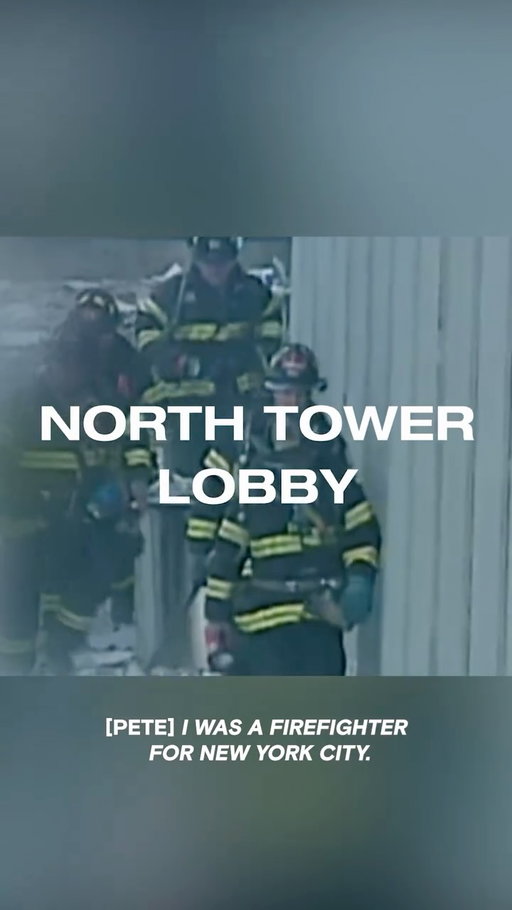 "Watch out for each other, watch each other's backs. Stick together, don't wander off, don't get lost. And let's go to work." Brave firefighter, Pete Fallucca, recounts the details of 9/11, including words from his Lieutenant Mickey Kross. 

Watch “102 Minutes Inside the Towers," Friday, September 11 at 8/7c only on @HISTORY. #InsideTheTowers #NeverForget
