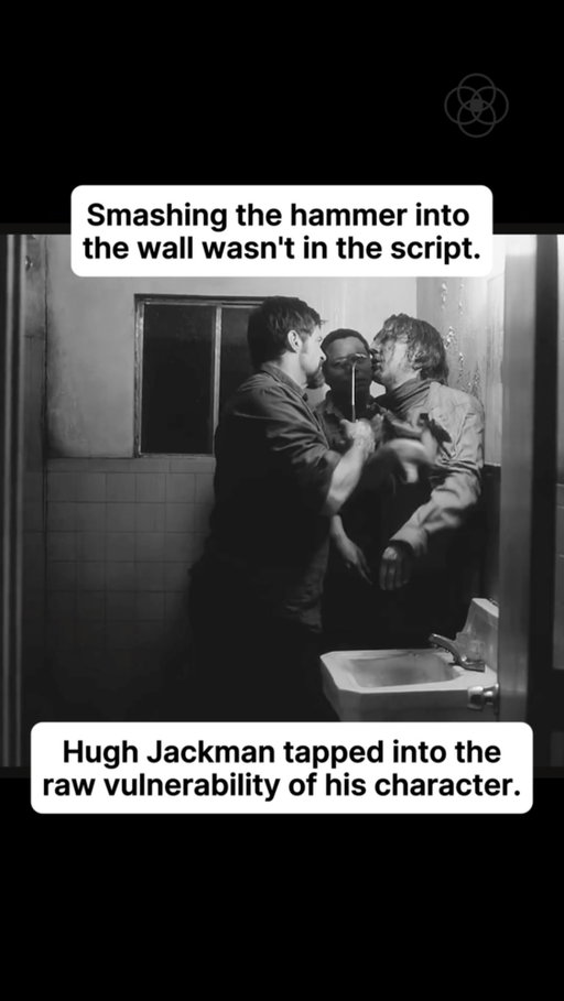 This scene from Prisoners wasn’t scripted, and the fear in Paul Dano’s eyes is completely real.

Hugh Jackman improvised the moment on set, smashing the hammer into the wall with no warning to his scene partner. Paul Dano didn’t know it was coming, so what you’re seeing on his face isn’t acting, it’s a genuine reaction to something that felt dangerously real in the moment.

the most powerful performances usually come from an actor being willing to go somewhere raw and unrehearsed instead of hitting a mark. Jackman wasn’t performing rage in that scene, he was accessing something real enough that it shocked the person standing across from him. That’s what real vulnerability in craft looks like, letting go of control enough that even your scene partner can’t tell what’s coming next.

What’s something you’ve done that surprised even the people closest to you?

cred: @thehughjackman

#prisoners #thoughtsmagnet #vulnerability