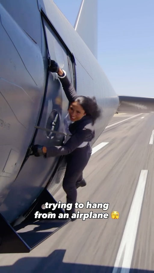 right out of an action movie 🫨 @michellekhare