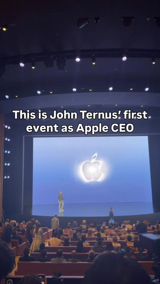 John Ternus’ first event as @apple CEO 📲 #apple #appleevent #appleannouncement #johnternus