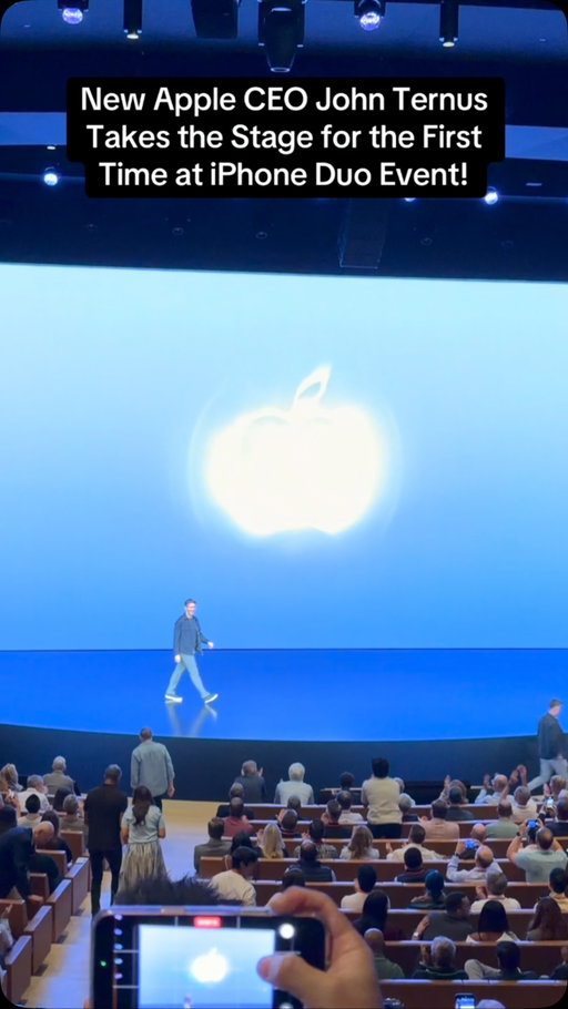 Time for iPhone Duo and iPhone 18 Pro! John Ternus takes the stage as new CEO! #apple #iphoneduo #iphone18pro #appleevent @apple