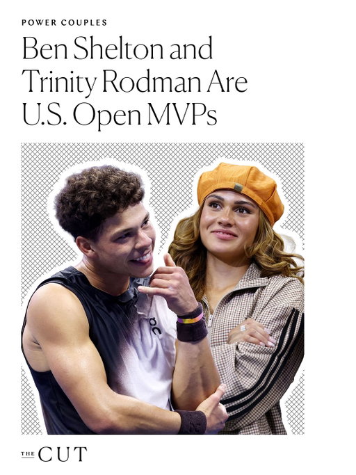 May the score forever be love-love for Ben and Trinity 🎾 ❤️

Last night, while #BenShelton spent four hours duking it out with Carlos Alcaraz in what is officially the latest-ending #USOpen match of all time, his GF, professional soccer player Trinity Rodman, was in the stands supporting her man. Is this wildly athletic power duo the highlight of this year’s championship? Revisit all their Decidedly Cute interactions throughout this year’s tournament at the link in bio.