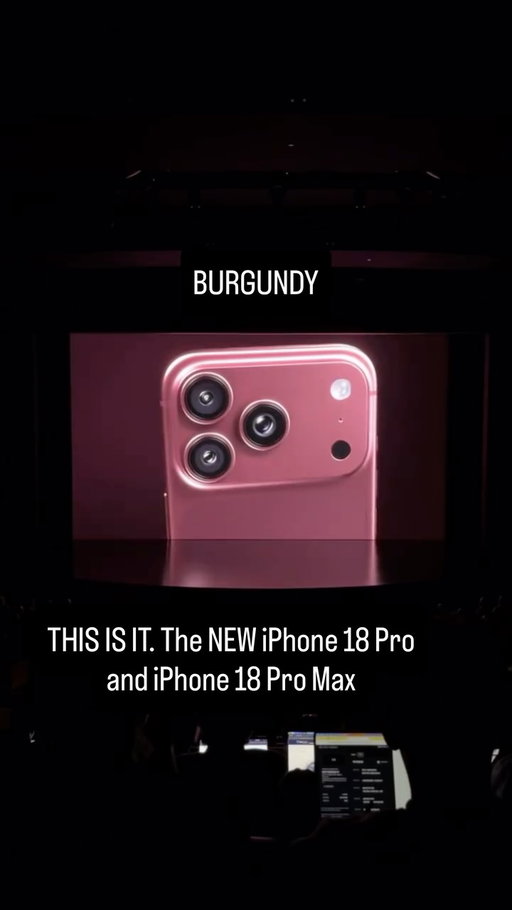 iPhone 18 Pro ($1,199) and iPhone 18 Pro Max ($1,299) colors. Which one you getting?