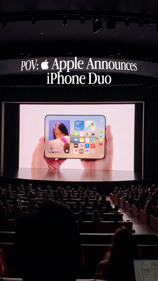 Apple’s new folding iPhone Duo is officially HERE 🤩 

#apple #iphoneduo #appleevent