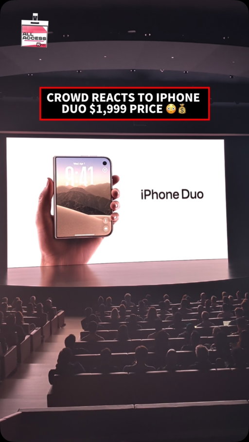 The audience has spoken 🗣️

#AppleEvent #AllAccess #iPhoneDuo #AppleFoldable  #TechNews
