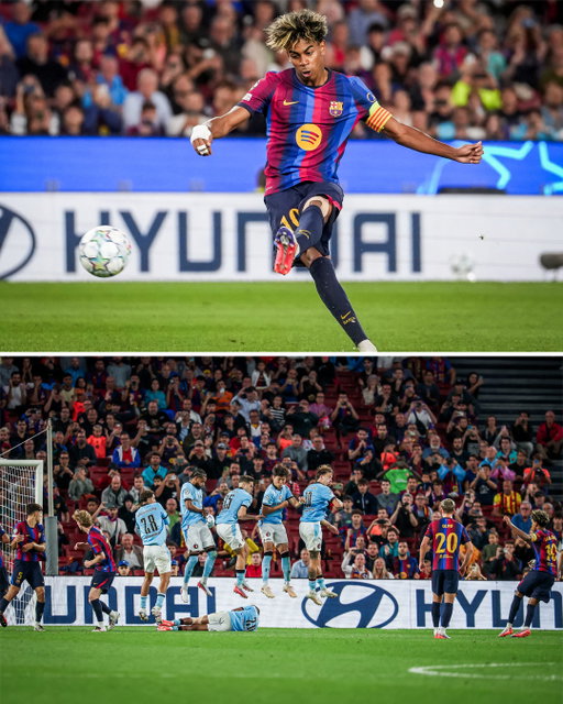 Barcelona's captain wearing No. 10 and scoring free kicks in the Champions League just feels right 🎯