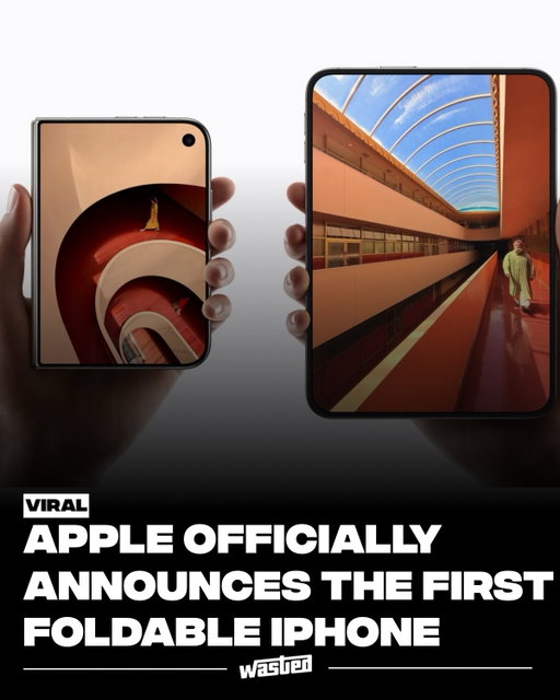 The foldable iPhone is finally real. 📱

Apple has officially unveiled the iPhone Duo, its first foldable iPhone. Closed, it has a 5.4-inch outer display, but unfolding it reveals a much larger 7.6-inch screen designed for everything from videos to multitasking.

The Duo starts at $1,999 and will be offered with up to 2TB of storage, making Apple’s long-awaited entrance into the foldable market one of its biggest iPhone design changes in years.

Media: Apple