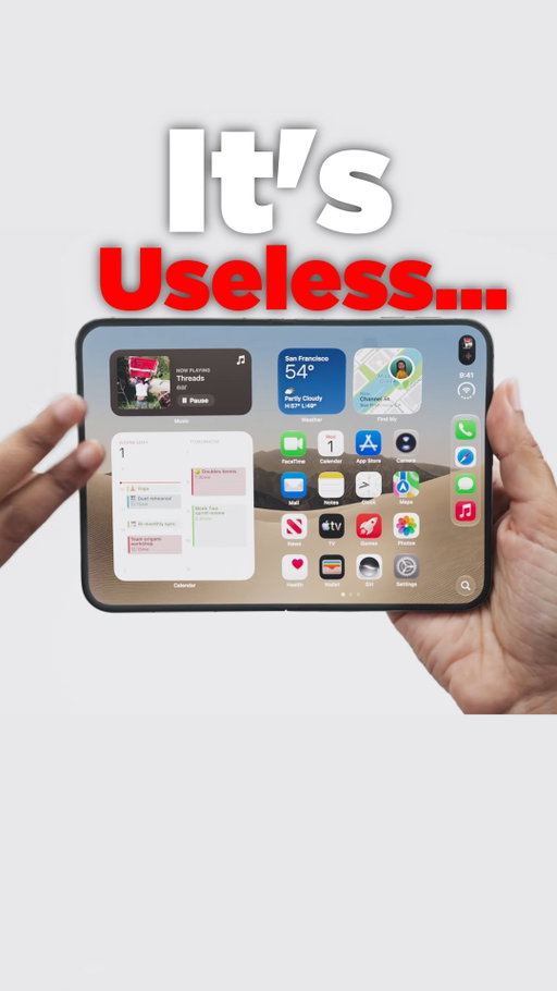 Today Apple announced their first ever foldable - the iPhone duo. And it caught a lot of people off guard as they were assuming it would be called the iPhone Ultra. But I am here to tell you that foldable phones are NOT worth it. I rocked the Z fold 8 for some time and that passport form factor gets old really fast. The iPhone fold might feel different since it is slightly shaped differently AND Apple somehow always manages to make a better phone than Samsung. But the iPhone fold Apple created could be the best or worst iPhone ever. But let me know if you’ll be trying it out 🤷‍♂️ #apple #iphoneduo #iphone #newiphone #iphone18
