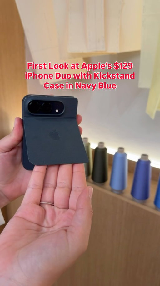 Never thought we’d see the day an iPhone case from Apple is over $100 👀 #iphoneduo #allaccess #appleevent #iphoneduofolio #iphoneduocase