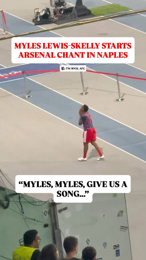 A great moment between traveling Arsenal supporters and Myles Lewis-Skelly, as the midfielder/left back kickstarted a chant during the Premier League champions’ 1-0 win against Napoli in the Champions League league phase.

The vibes around the Gunners continue to stay at all time high levels 😎

🎥: TW/RN24_AFC