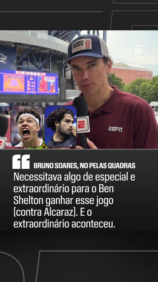 Ben Shelton fez um jogo MÁGICO contra Carlos Alcaraz e eliminou o espanhol no US Open!

Assista aos jogos AO VIVO do US Open pela ESPN no Plano Premium do #DisneyPlus!

#USOpenNaESPN #Seara

#usopen #alcaraz #shelton