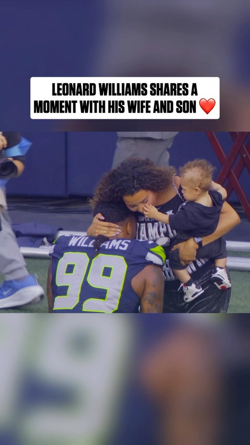 Special family time before kickoff for @leonardwilliams and the @seahawks ❤️

NEvsSEA – 8:20pm ET on NBC/Peacock
Stream on @nflplus