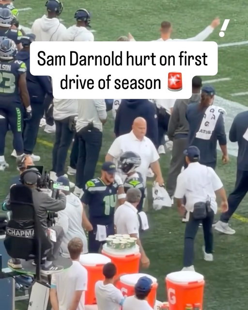 Sam Darnold limps out of medical tent after 1st drive 🙏🚨 (via @yahoosports, @joriepstein)

UPDATE: Darnold ruled OUT for game.