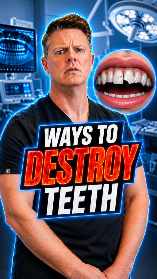 Ranking ways to destroy teeth..

*educational purposes only, not medical advice*

#nailbiting #icechewing #teeth #energydrinks #oralsurgeon