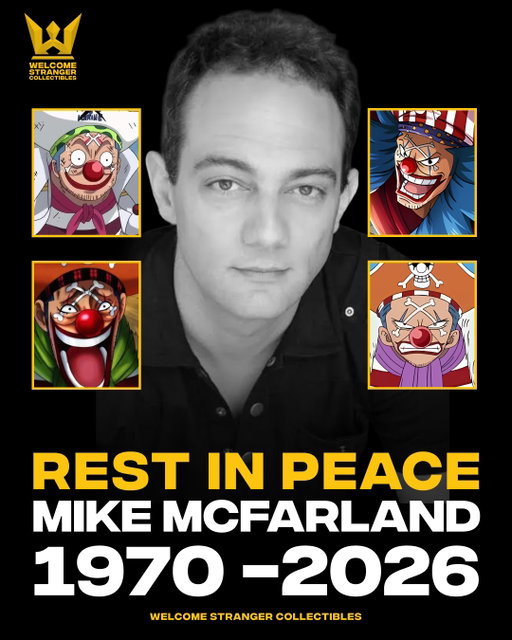 The anime world says goodbye to Mike McFarland, a veteran voice actor, ADR director, scriptwriter, and producer whose work became part of countless anime fans.

From Master Roshi in Dragon Ball and Jean Kirstein in Attack on Titan to Buggy in One Piece, Jean Havoc in Fullmetal Alchemist, Amon in Tokyo Ghoul, and Gordon Agrippa in Black Clover, his voice brought so many unforgettable characters to life.

Beyond the microphone, McFarland also helped shape English anime dubs through his work as a director and writer on major productions.

Thank you for the memories, Mike. Your voice will never be forgotten. ❤️

REST IN PEACE, LEGEND!🕊️