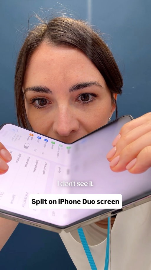 Can you see it?? 👀 

@apple iPhone Duo