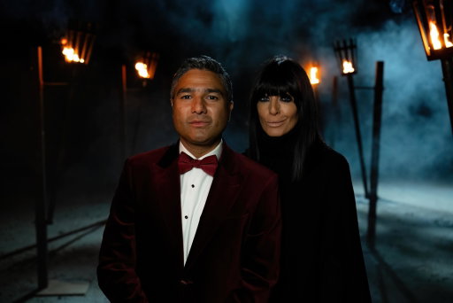 The tricked becomes the trickster. 🃏

@claudiawinkle prepares @nickmohammedy for murder, banishment and treachery as he plays the role of THE HOST in the world premiere stage production of The Traitors - Acts of Betrayal.

#TheTraitorsOnStage
🎟️: thetraitorsonstage.com

📸 Euan Cherry