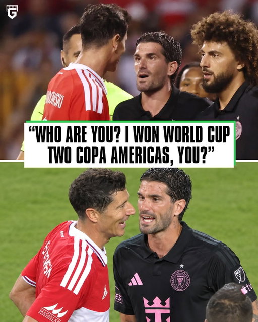 🇦🇷 Rodrigo De Paul mocked Robert Lewandowski last night, calling him a “dummy” and asking him what trophies he has won.

🇵🇱 Robert Lewandowski has won 33 major trophies, including the Champions League, Club World Cup, UEFA Super Cup, 10 Bundesligas, 3 La Ligas, and multiple domestic cups and supercups. 

He also won two European Golden Shoes and two FIFA The Best awards.

Rodrigo De Paul has won 5 major trophies: the 2022 World Cup, 2021 and 2024 Copa América, 2022 Finalissima, and 2025 MLS Cup.