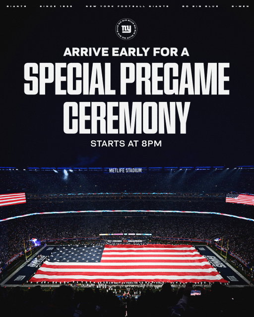 We will commemorate the 25th anniversary of September 11th through a series of tributes during a special pregame ceremony on Sunday Night Football

Link in bio for details