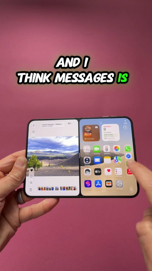 iOS apps on the foldable iPhone!

Here’s a look at how apps take advantage of the iPhone Duo’s dual screens, including Photos, Maps, FaceTime, Notes and multitasking.

The iPhone Duo starts at $1,999 and is available October 23.

Are you interested?

Subscribe to the Rich on Tech newsletter for more tech news, tips and reviews! Link in bio