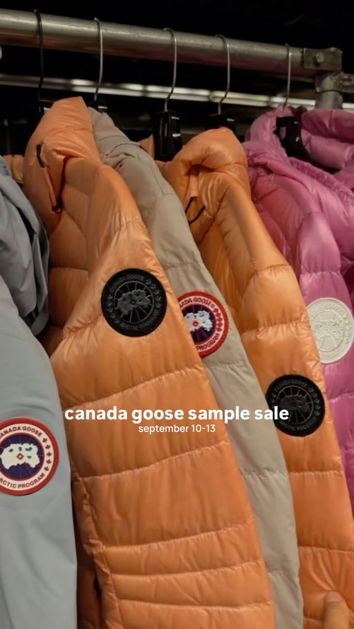 #2861 the canada goose warehouse sale is officially happening in boston this week 👀

i spotted everything from classic parkas to fun colors, lightweight layers, fleece, footwear and accessories—with prices including:

• parkas from $499.99
• lightweight down from $329.99
• fleece from $229.99
• footwear from $179.99
• hats, gloves + bags from $79.99

tickets are required, and you’ll have 45 minutes to shop once admitted. bring a government-issued photo id and a credit or debit card. all sales are final! we snagged a parka & a vest ✔️ 

📍 westin boston seaport, 425 summer street
🗓️ september 10–13

save this if a canada goose coat has been on your wishlist 👀 #bucketlistboston shoutout @styledemocracy for bringing this to boston 🥳