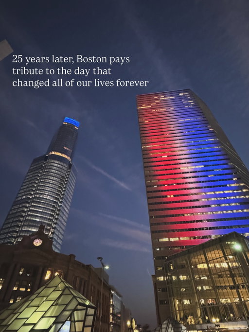 Boston will always have its own connection to September 11, 2001. Two of the planes that morning departed from Logan Airport, and 25 years later, our city continues to remember the lives lost and the families forever changed.

Tomorrow night, that remembrance will be visible across our skyline, as more than 50 buildings and landmarks throughout Greater Boston will illuminate in blue (some red, white, and blue) as part of Boston’s Tribute in Light, organized for the third year by Gogi Gupta, founder of @guptamedia 

Inspired by New York City’s Tribute in Light, it’s our city’s way of standing alongside New York and showing that even a quarter century later, Boston remembers too.

So tomorrow night, take a moment to look up and reflect.