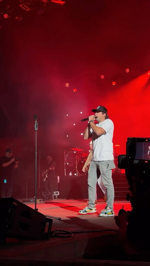 Playing piano man on the harmonica at Red Rocks  with @coleswindell
