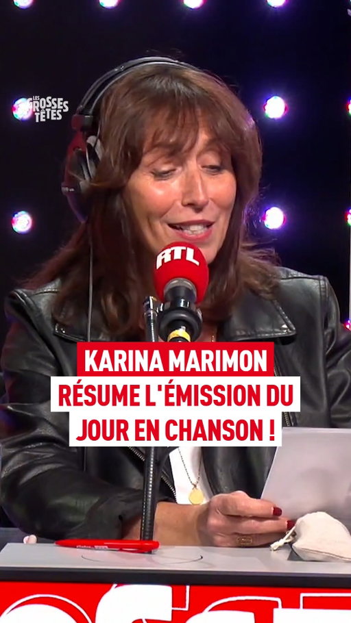 😂🎶🖼️🎙️ « Laurent nous a tous présenté avec humour, sans méchanceté, même les plus cons ! »
Quand Karina Marimon résume « Les Grosses Têtes » du jour de façon originale : en chanson !
#KarinaMarimon #chanson #résumé #humour #Lesgrossestêtes