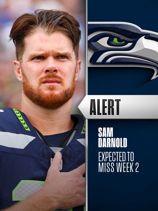 Seahawks QB Sam Darnold (hip) expected to miss Week 2 vs. Cardinals. (via @rapsheet) 

📷: @kevsabitus/NFL