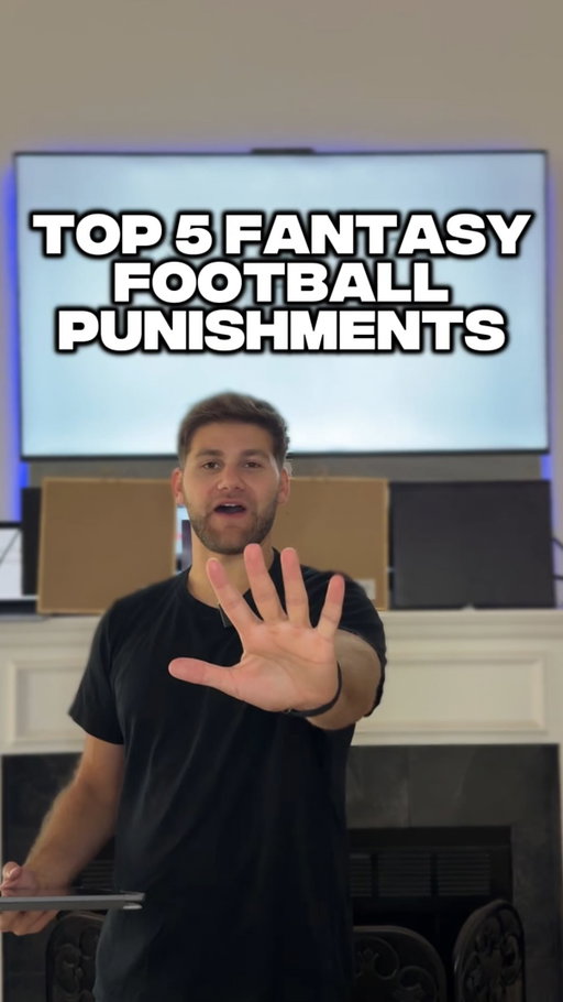 If your fantasy football league doesn’t have a punishment, are you even playing fantasy football? 🏈 😂 @sling #slingpartner