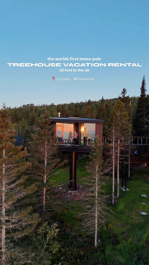 This cabin is the only of its kind in the world and you can stay in it 🤯 

[ send this to someone who needs to stay here with you ]

Built 30 feet above the ground and supported by just one steel and concrete post, this place is a true feat of engineering 📐

The interior is as highly elevated as it gets with stunning maple walls and ceiling, a skylight directly above the bed for star gazing, a kitchen, bathroom, and custom sauna - all with uninterrupted views of the largest fresh water lake in the world, Lake Superior 🌊

To get to the cabin, you take a 130 foot long elevated walkway along the tree tops, slowing getting further off the ground and closer to the lake 🌲

Massive glass windows and walls on almost every side of the cabin provide jaw-dropping views of the surroundings. 

This is a one-of-a-kind architectural masterpiece! 

Comment TREEHOUSE and I’ll send you a direct link to book this property! 

📍 @stayboreal - Lutsen, Minnesota on Lake Superior 

[ save for future travel inspiration ]

Be sure to follow @jonkreye to find the most amazing stays in the USA!