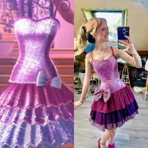 Another side by side this time of some of my favourite costumes from last hallloween! 

Any guesses for some of this years costumes? 🤭💖

#sewing #costume #cosplay #diy #fashion