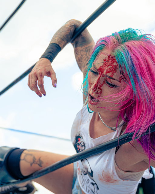 A lot I could say about my first TOD experience but I’ll keep it short and sweet! It was a dream come true & we made history as the first all female match at TOD Weekend. I’ve loved death match wrestling ever since I first laid eyes on it, so to be a part of TOD made baby Nixon incredibly happy. CZW is my family away from family. A bunch of crazy little outcasts that truly love this shit!

Thank you to CZW, thank you @rickeyshanepage thank you @thenatcastle …ima need that again, everyone involved in the weekend. What a trip! 

Also, can always count on @gooddyeyoung to keep my hair its brightest, even in chaos! 😏💜

You may hate it but opinions are like arseholes, everyone has them & I couldn’t give a shit about yours.…I truly lived my best life that weekend. 🖤❤️💛